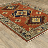 Oriental Weavers Lilihan 5504P Area Rug on Angle Oriental Weavers Lilihan 5504P Area Rug on Angle