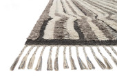 Loloi Khalid KF-03 Stone Charcoal Area Rug Angle Loloi Khalid KF-03 Stone Charcoal Area Rug Angle