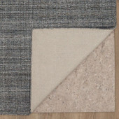 Karastan Haberdasher RG175-964 Graphite Area Rug Backing