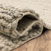 Karastan Tableau RG183-105 Zaza Ivory Area Rug Roll Edge Karastan Tableau RG183-105 Zaza Ivory Area Rug Roll Edge