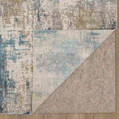Karastan Tryst RG073-103 Marseille Blue Area Rug Backing