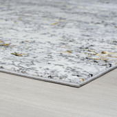 Tayse Antik Meridith ANT2012 Yellow Area Rug Corner Tayse Antik Meridith ANT2012 Yellow Area Rug Corner