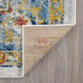 Tayse Diamond Giana DIA1700 Cream Area Rug Back Tayse Diamond Giana DIA1700 Cream Area Rug Back
