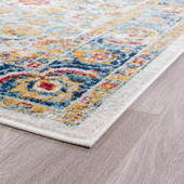 Tayse Diamond Giana DIA1700 Cream Area Rug Corner Tayse Diamond Giana DIA1700 Cream Area Rug Corner