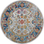Tayse Diamond Giana DIA1700 Cream Round Area Rug Tayse Diamond Giana DIA1700 Cream Round Area Rug