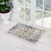 Tayse Diamond Giana DIA1700 Cream Scatter Area Rug Room Scene Tayse Diamond Giana DIA1700 Cream Scatter Area Rug Room Scene