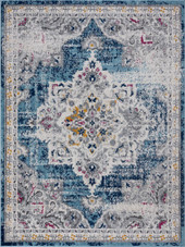 Tayse Diamond Kaitlyn DIA1800 Blue Area Rug Tayse Diamond Kaitlyn DIA1800 Blue Area Rug