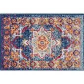Tayse Diamond Mila DIA1900 Blue Scatter Area Rug