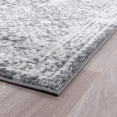 Tayse Diamond Tiera DIA1200 Gray Area Rug Corner
