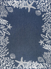 Tayse Eco Biscayne ECO1505 Navy Area Rug Tayse Eco Biscayne ECO1505 Navy Area Rug