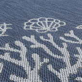 Tayse Eco Biscayne ECO1505 Navy Area Rug Swatch Tayse Eco Biscayne ECO1505 Navy Area Rug Swatch