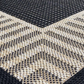 Tayse Eco Elgin ECO1100 Black Area Rug Swatch