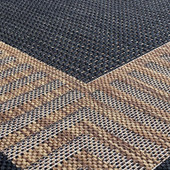 Tayse Eco Elgin ECO1101 Black Area Rug Swatch Tayse Eco Elgin ECO1101 Black Area Rug Swatch