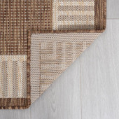 Tayse Eco Elgin ECO1103 Gold Area Rug Back