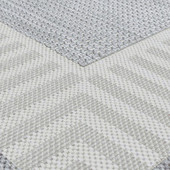 Tayse Eco Elgin ECO1104 Gray Area Rug Swatch