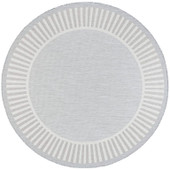 Tayse Eco Elgin ECO1104 Gray Round Area Rug