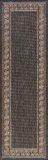 Tayse Eco Giovanna ECO1001 Black Runner Area Rug