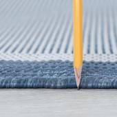 Tayse Eco Giovanna ECO1002 Blue Area Rug Pile Tayse Eco Giovanna ECO1002 Blue Area Rug Pile