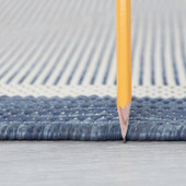 Tayse Eco Giovanna ECO1005 Navy Area Rug Pile Tayse Eco Giovanna ECO1005 Navy Area Rug Pile