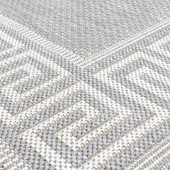 Tayse Eco Giovanna ECO1004 Gray Area Rug Swatch Tayse Eco Giovanna ECO1004 Gray Area Rug Swatch