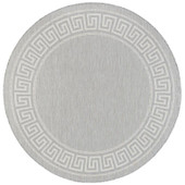 Tayse Eco Giovanna ECO1004 Gray Round Area Rug Tayse Eco Giovanna ECO1004 Gray Round Area Rug