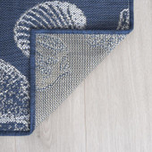 Tayse Eco Sanibel ECO1405 Navy Area Rug Back Tayse Eco Sanibel ECO1405 Navy Area Rug Back