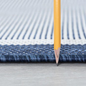 Tayse Eco Shaila ECO1302 Blue Area Rug Pile Tayse Eco Shaila ECO1302 Blue Area Rug Pile