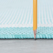 Tayse Eco Shaila ECO1306 Aqua Area Rug Pile Tayse Eco Shaila ECO1306 Aqua Area Rug Pile