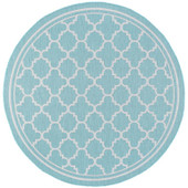 Tayse Eco Shaila ECO1306 Aqua Round Area Rug Tayse Eco Shaila ECO1306 Aqua Round Area Rug