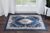 Tayse Hampton Jolie HMP3907 Navy Scatter Area Rug Tayse Hampton Jolie HMP3907 Navy Scatter Area Rug
