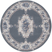 Tayse Hampton Jolie HMP3909 Gray Round Area Rug