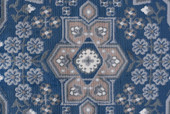 Tayse Hampton Logan HMP4007 Navy Area Rug Swatch