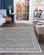 Tayse Hampton Oxnard HMP4217 Cream Area Rug Room Scene Tayse Hampton Oxnard HMP4217 Cream Area Rug Room Scene