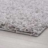 Tayse Jersey Shag Alana JRS1002 Silver Area Rug Corner