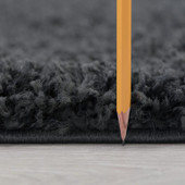 Tayse Jersey Shag Alana JRS1003 Dark Gray Area Rug Pile Tayse Jersey Shag Alana JRS1003 Dark Gray Area Rug Pile