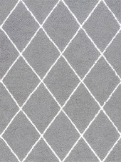 Tayse Jersey Shag Mira JRS1102 Silver Area Rug Tayse Jersey Shag Mira JRS1102 Silver Area Rug