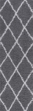 Tayse Jersey Shag Mira JRS1107 Gray Runner Area Rug Tayse Jersey Shag Mira JRS1107 Gray Runner Area Rug