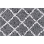 Tayse Jersey Shag Mira JRS1107 Gray Scatter Area Rug Tayse Jersey Shag Mira JRS1107 Gray Scatter Area Rug