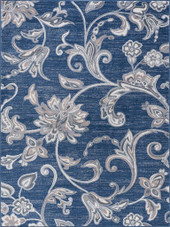Tayse Madison Garland MDN3507 Navy Area Rug Tayse Madison Garland MDN3507 Navy Area Rug