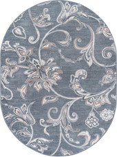 Tayse Madison Garland MDN3541 Dark Gray Oval Area Rug