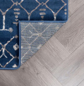 Tayse Madison Heidy MDN3307 Navy Area Rug Back