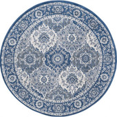 Tayse Madison Newcomb MDN3607 Navy Round Area Rug