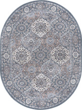 Tayse Madison Newcomb MDN3609 Gray Oval Area Rug