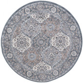 Tayse Madison Newcomb MDN3609 Gray Round Area Rug