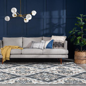 Tayse Madison Peoria MDN4109 Gray Area Rug Room Scene Tayse Madison Peoria MDN4109 Gray Area Rug Room Scene