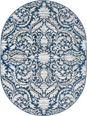 Tayse Madison Selena MDN4507 Dark Blue Oval Area Rug Tayse Madison Selena MDN4507 Dark Blue Oval Area Rug