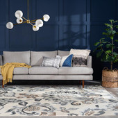 Tayse Madison Stella MDN4217 Cream Area Rug Room Scene Tayse Madison Stella MDN4217 Cream Area Rug Room Scene