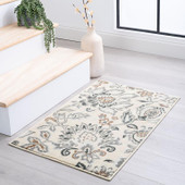 Tayse Madison Stella MDN4217 Cream Scatter Area Rug Room Scene