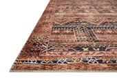 Loloi II Layla LAY-14 Mocha Blush Area Rug Angle Loloi II Layla LAY-14 Mocha Blush Area Rug Angle