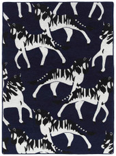 Forever Fauna HFA02-22 Navy Area Rug